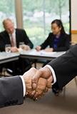Business People Shaking Hands