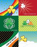 Set of St. Patricks day banners