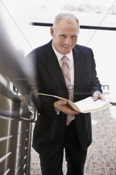 Businessman With Folder