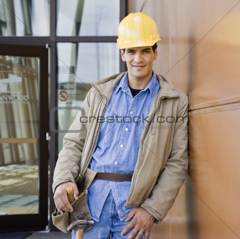 Young Male Construction Worker