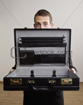 Businessman Holding Briefcase