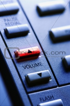 Telephone with Lit Volume Up Button