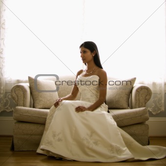 Bridal portrait.