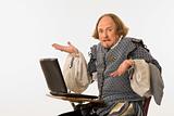 Shakespeare with computer.