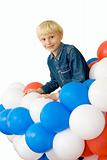 boy and balloons