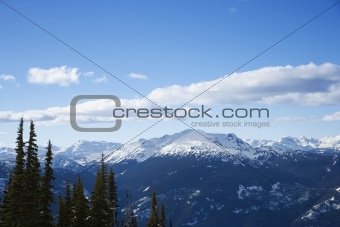 Scenic mountain landscape.