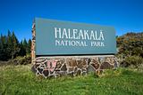 Haleakala National Park entrance, Maui, Hawaii.