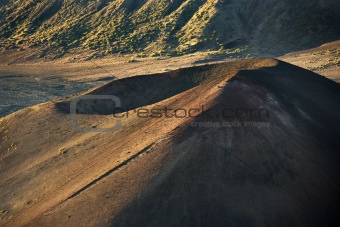Dormant volcano, Haleakala National Park, Maui, Hawaii.