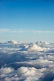 Aerial view of clouds.
