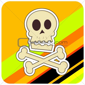 Skull & Crossbones Illustration