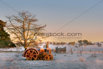 old tractor 