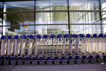Luggage carts airport