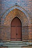arched church door