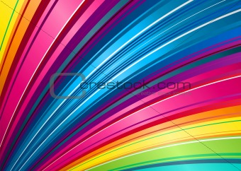 rainbow fan background