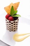 Fruit Cup With Mint Leaves