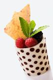 Fruit Cup With Mint Leaves