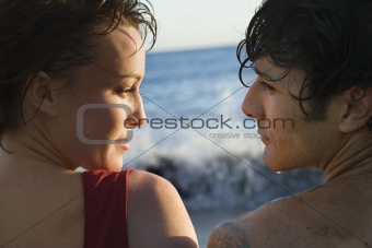 Couple By the Ocean