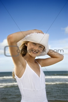 Teen Girl at the Beach