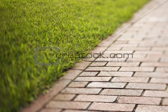 Red Brick Walkway