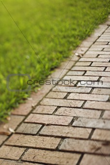 Red Brick Walkway