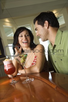 Couple Having Drinks