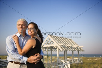 Portrait of Couple on Beach