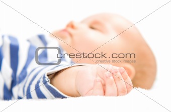 dreaming newborn baby