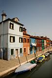 Buildings and Boats on Canal in Venice