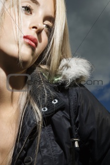 Attractive Pensive Young Woman