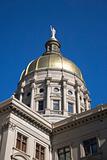 Golden Dome of a State Capitol Building