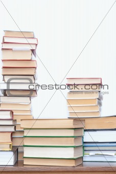 pile of old books
