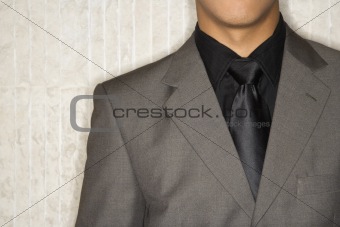 Businessman in Suit and Necktie