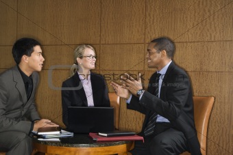 Businesspeople Having a Discussion