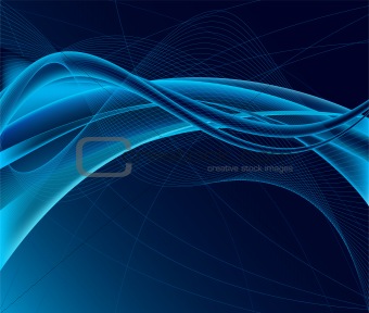 Abstract blue background  vector