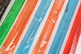Colored ice pops