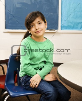 Girl in Classroom