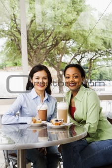 Two Women Dining Out