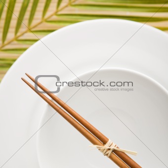 Chopsticks on an Empty Bowl