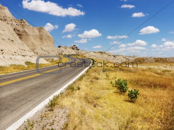 Road Through the Badlands