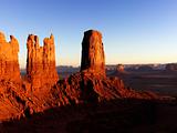 Tall Rock Formations in Monument Valley National Park