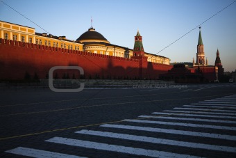 Outside the Kremlin