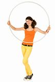 Girl with a hoop