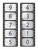 Vertical film countdown