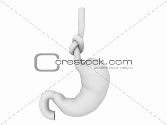 stomach knot