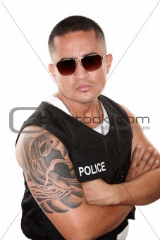 Hispanic Cop