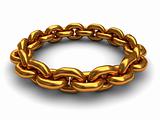 golden chain ring