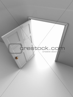 door to light