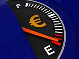 fuel meter with euro sign