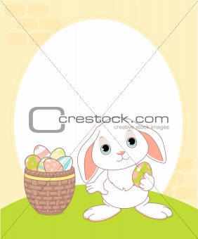 Easter bunny place card