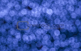 Blue abstract lights